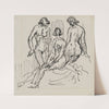 Three female figures by Arnold Peter Weisz-Kubínčan