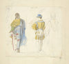 Three figures (back view), Ognissanti