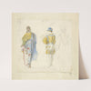 Three figures (back view), Ognissanti (1840) by Stewart Watson