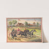 Three harness racers (1890) by Strobridge & Co. Lith.