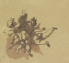 Three hovering putti