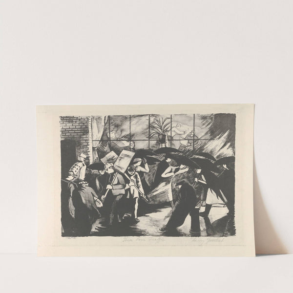 Three Lane Traffic (1937) by Harry Gottlieb