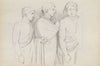 Three Male Figures, Three-quarter Length