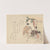 Three Men and a Horse, Attendant Holding Bridle by Utagawa Toyohiro