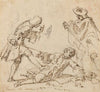 Three Men Fighting (c. 1700)