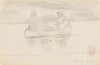 Three Men in a Canoe, Il Manigne, Quebec (1897)