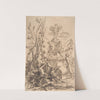 Three Men in a Landscape near Sculptures (18th century) by Martin Johann Schmidt