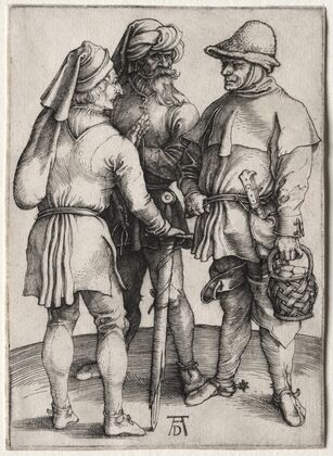 Three Peasants in Conversation (c. 1497)