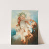 Three Putti crowned with flowers by Jean-Honoré Fragonard
