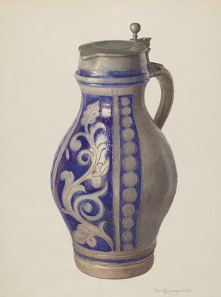 Three Quart Beer Pitcher