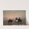 Three Riders at the Sea by Jean-Maxime Claude