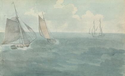 Three Ships at Sea