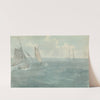 Three Ships at Sea by Thomas Bradshaw