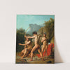 Three Spartan Boys Practising Archery (1812) by Christoffer Wilhelm Eckersberg