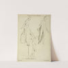 Three standing figures, seen from side and front by Peter Paul Rubens