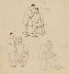 Three studies of a Chinese barber