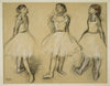 Three Studies of a Dancer in Fourth Position (1879-80)