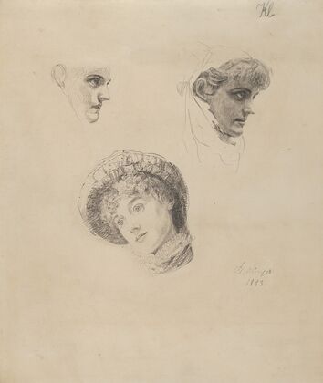 Three Studies of Heads of Women
