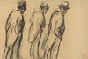 Three Studies of Ludovic Halévy Standing