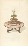 Three tiered dining table.