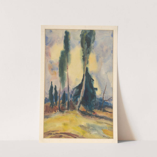 Three Trees on a Plain by Zolo Palugyay