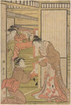 Three Women at Open Door