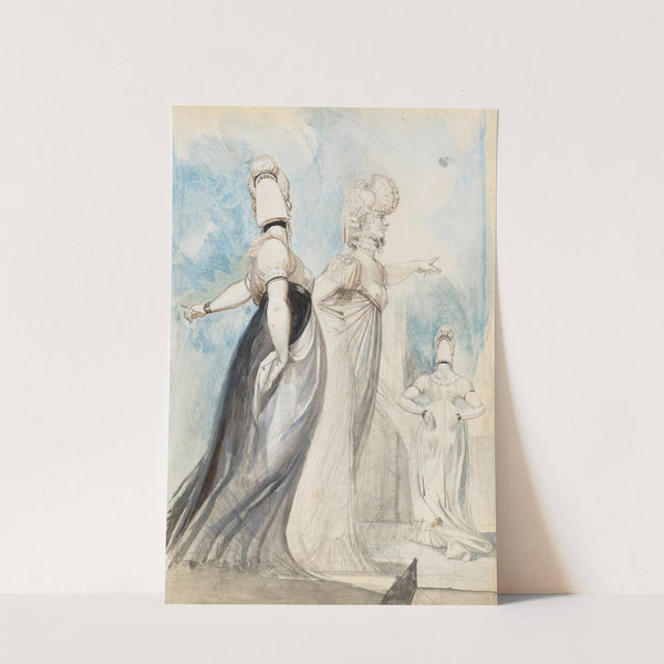 Three Women Promenading by Henry Fuseli