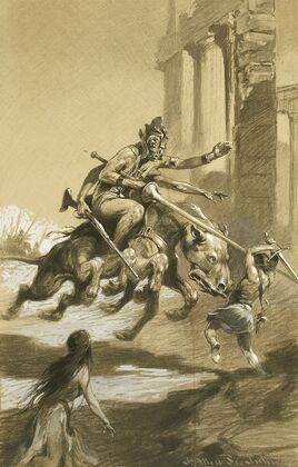 Thuvia, Maid of Mars illustration — size preview