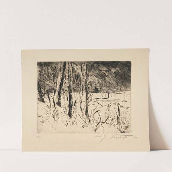 Tiergarten im Januar (1922) by Lovis Corinth