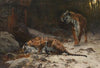 Tiger an einem Wasserloch