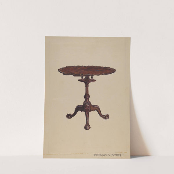 Tilt-top Table by Francis Borelli