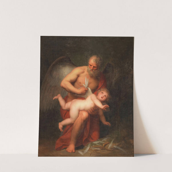 Time clipping Cupid’s wings (between 1754 and 1822) by Andries Cornelis Lens