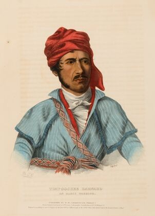 Timpoochee Barnard. An Uchee Warrior