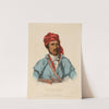 Timpoochee Barnard. An Uchee Warrior (1838) by Charles Bird King