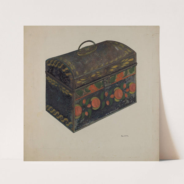 Tin Oblong Box (c. 1938) by George File