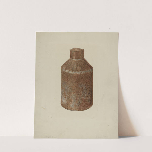 Tin Tea Caddy by Eldon Allen
