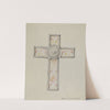 Tin &amp; Wall Paper Cross by Majel G. Claflin
