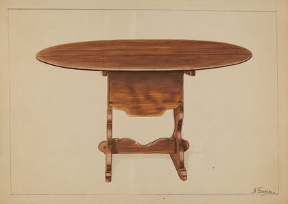 Tip Table (Hutch)