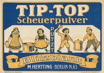 TIP-TOP Scheuerpulver putzt Blitzblank (ca. 1905 - 1914)