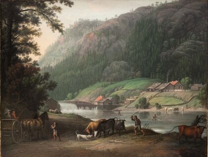 Tistedalen ved Frederikshald i Norge (1788)