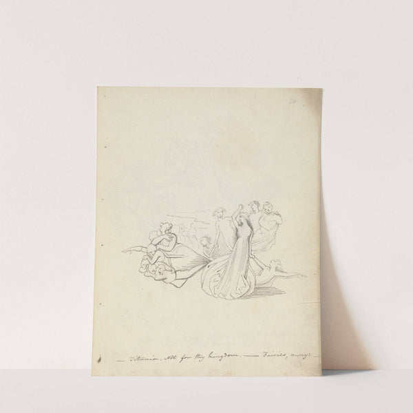 Titania. Not for thy Kingdom.-Fairies, away;- by John Flaxman