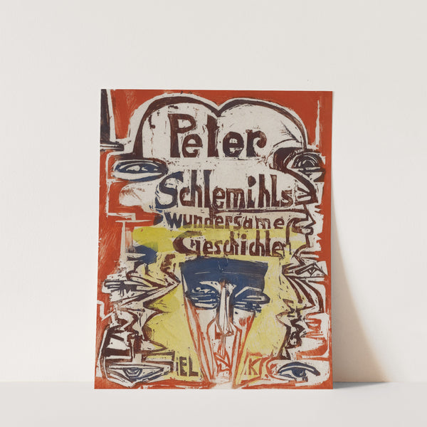 Titelblatt der Holzschnittfolge zu Adelbert von Chamissos Erzählung ‘Peter Schlemihls wundersame Geschichte’ (1915) by Ernst Ludwig Kirchner
