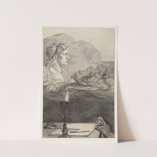 Titelblatt (Malerische Zueignung ; Anrufung) (Rettungen Ovidischer Opfer, Opus II, Blatt 1 [1b]) (1879-1891) by Max Klinger
