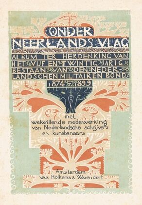 Titelpagina voor; Onder Neerlands vlag, 1899