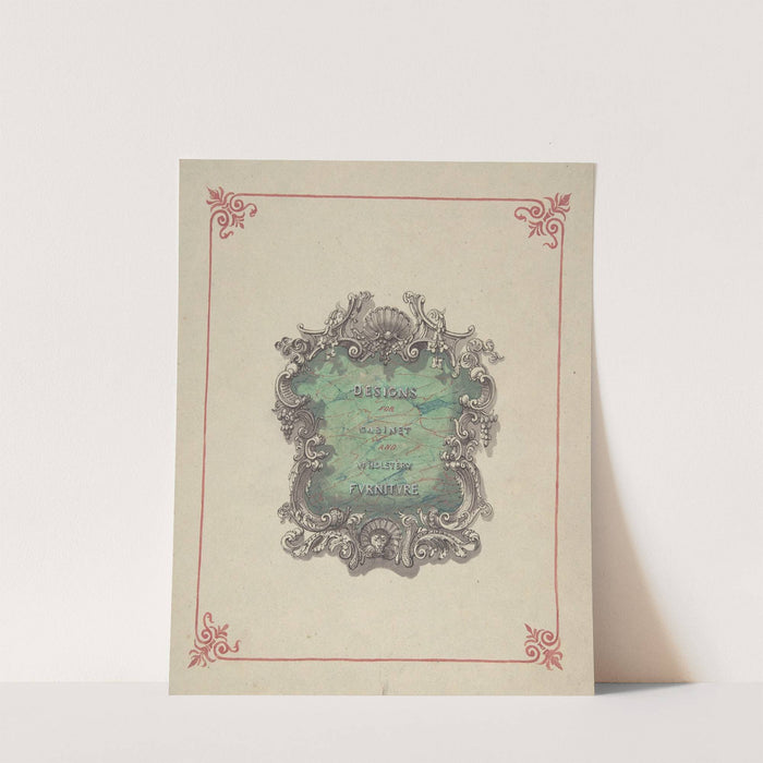 Title Page Design; Designs for Cabinet and Upholstery Furniture by Robert William Hume