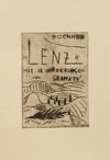 Title page, from the series ‘Büchner’s ‘Lenz’ (1924)