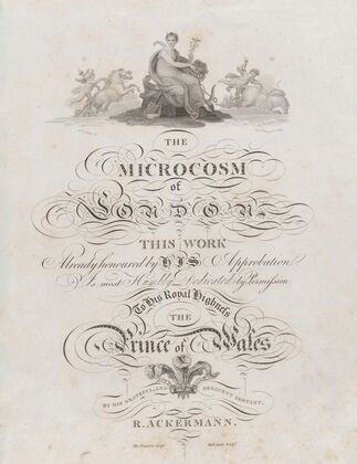 Title Page, The Microcosm of London (1808)