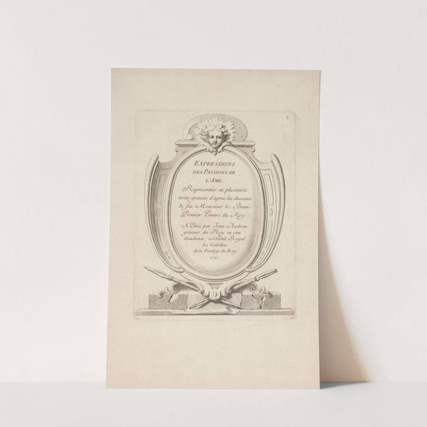 Titlepage (1727) by Jean Audran
