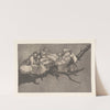To Go amongst the Branches, i.e. To Talk through One’s Hat [Ridiculous Folly] (Andarse por las Ramas [Disparate Ridiculo]) (ca. 1813-1820) by Francisco de Goya