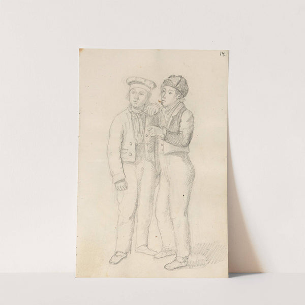 To gutter (1835) by Adolph Tidemand